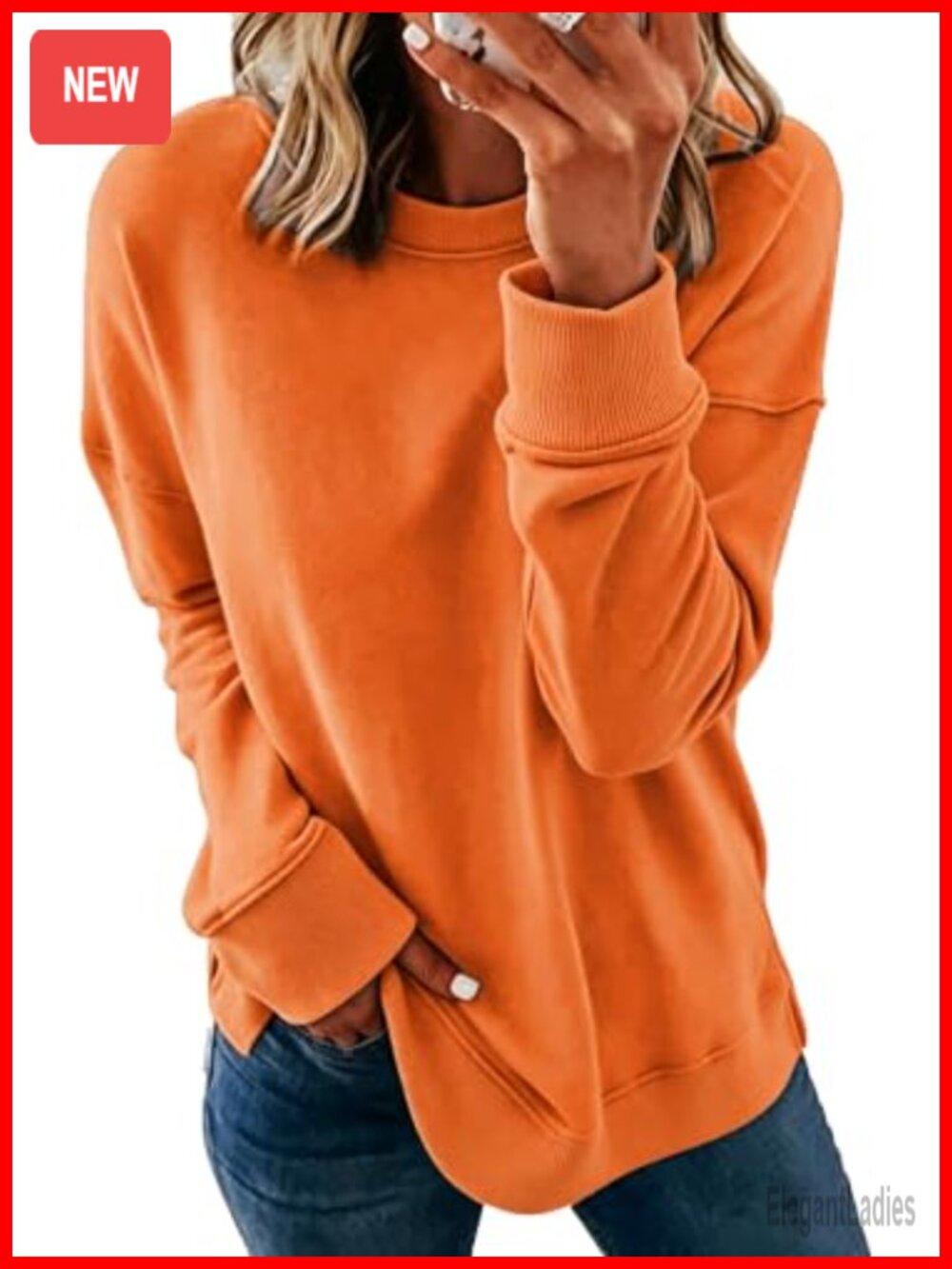 Women's Long Sleeve Crewneck Sweatshirt Tie Dye Pullover Top